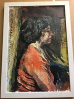 Gemälde, Porträt einer Dame signiert Adolf Weber (ID H232)