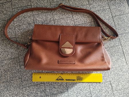 Damen Tasche Lederimitat Braun Grösse TU