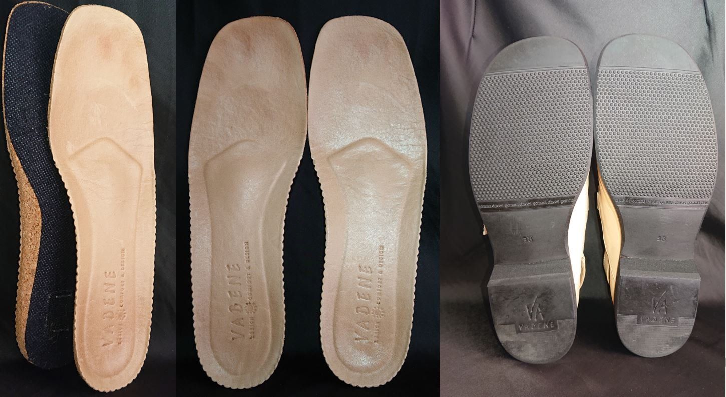 Damenschuhe: Riemchen-Ballerina - VABENE - 38 - Leder - beige – Gebraucht aus Thusis von drd_zy9w 7