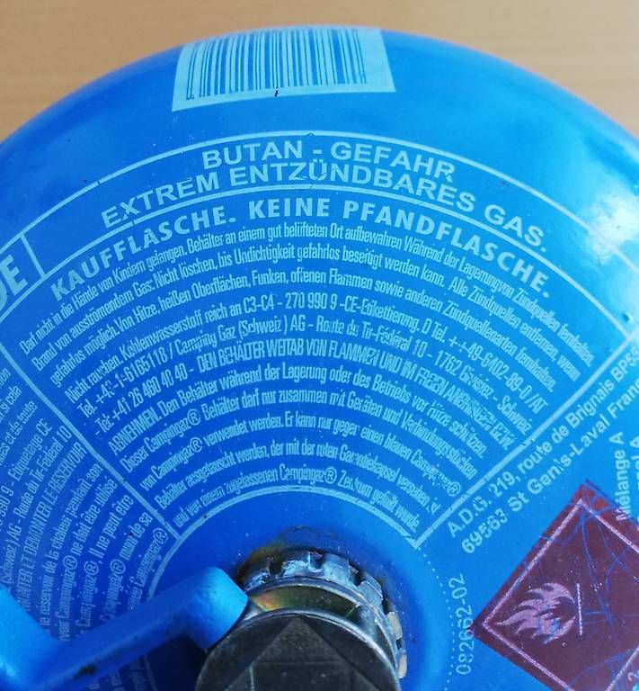 Apparecchiature e tecnologia a gas: CAMPINGAZ-Flasche (leer) – Usato da Winterthur venduto da niagara11 3