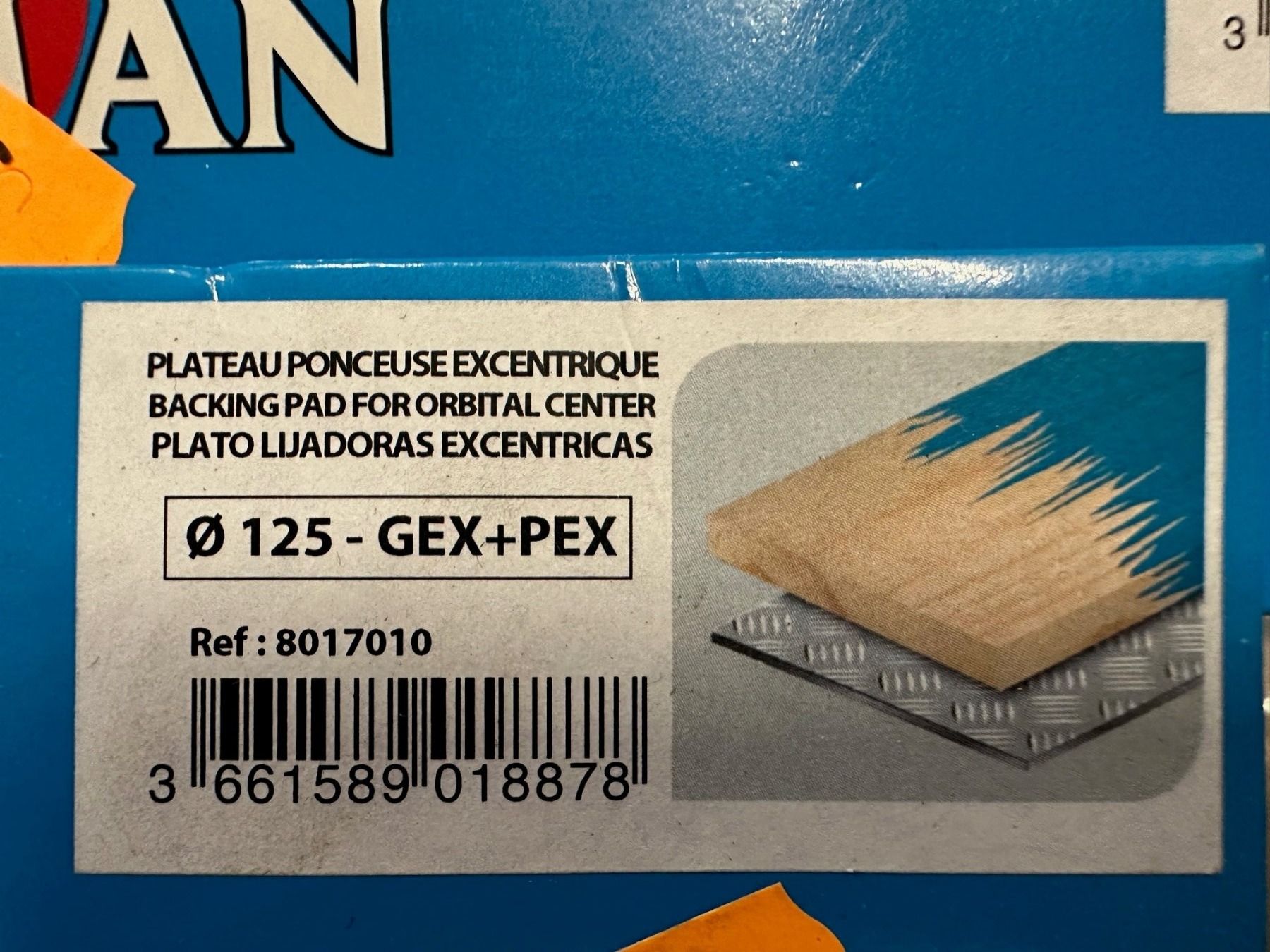 Tutti gli attrezzi: Schleifteller zu Bosch GEX und PEX 125mm – Nuovo e nell'imballaggio originale da Uetendorf venduto da Revotool 1