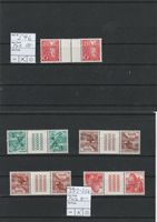 Zusammenhängende Briefmarken* S46, S53-S56 Falzspuren