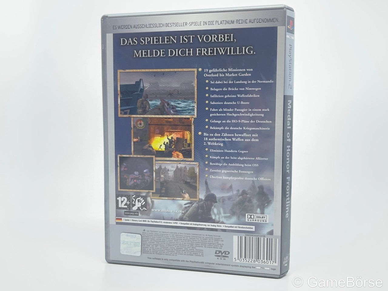 Sony Spiele: PS2 Medal of Honor Frontline – Gebraucht aus Stettfurt von GameBoerse 1