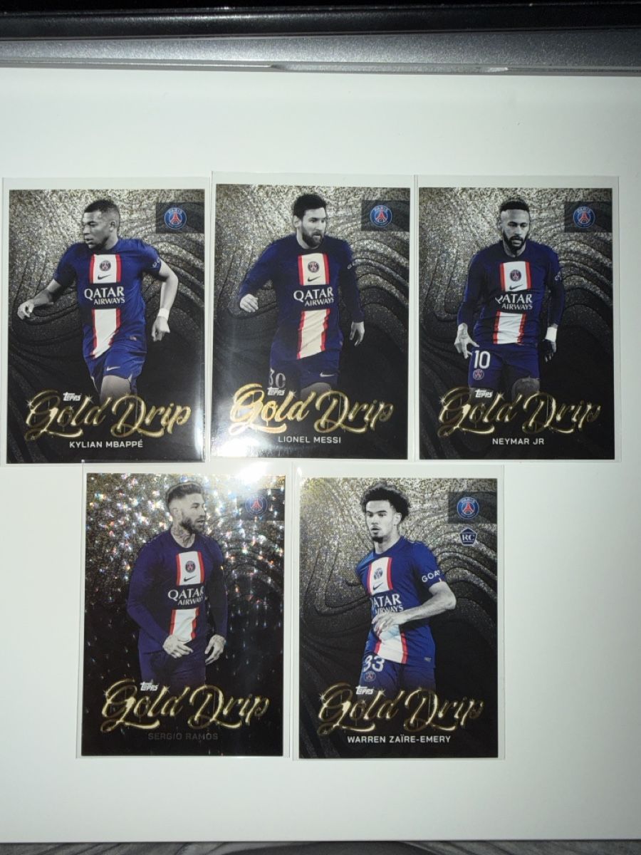 Topps Sammelbilder & Trading cards: Topps - PSG Paris SG GOLD DRIP Bundle Lot – Gebraucht aus Cernier von Kairjo