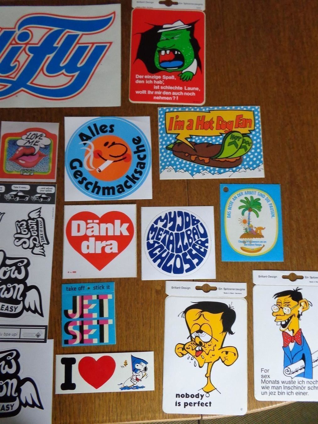 Sticker: 70iger-90iger Sprüche-Aufkleber – Usato da Cham venduto da mktreasure 1