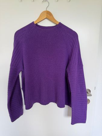 Wollpulover Whistles Damen Pullover lila
