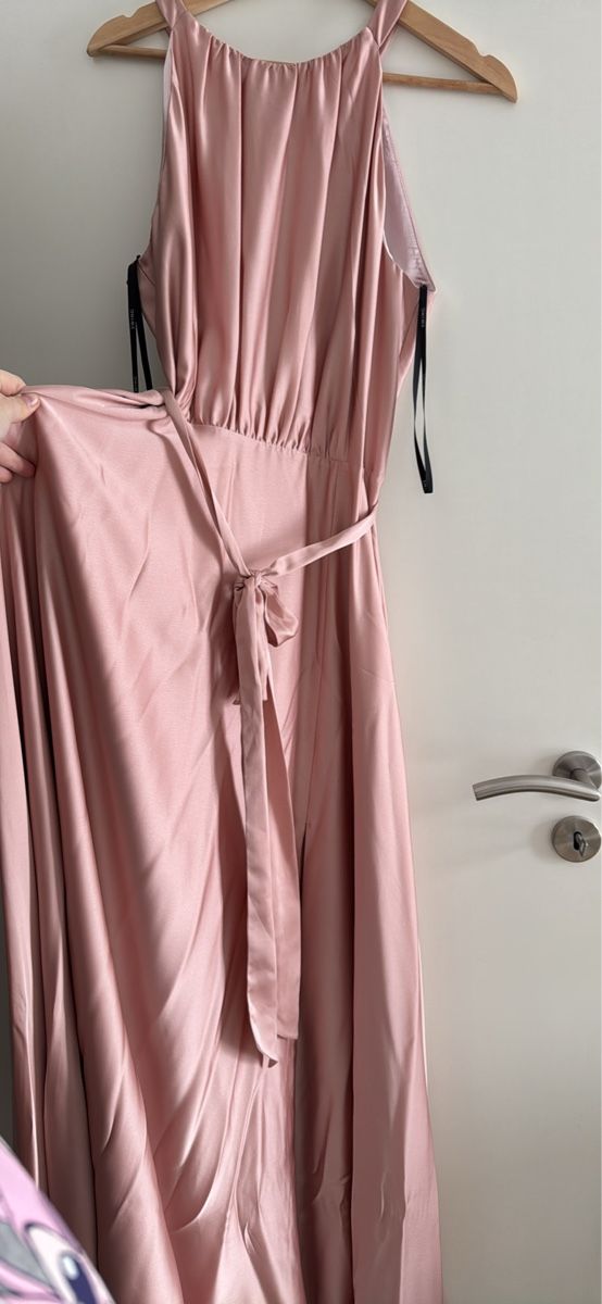 Kleider: Robe de soirée rose poudré élégante et chic – Neu (gemäss Beschreibung) aus Vouvry von Laurie1896 1