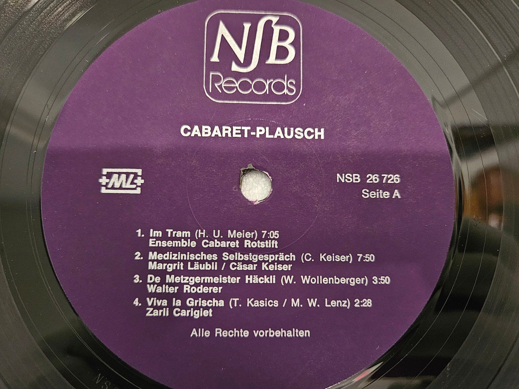 Vinyles: Cabaret Plausch (LP, Comedy) – D'occasion à Uster par Vinyl-Leidenschaft 4