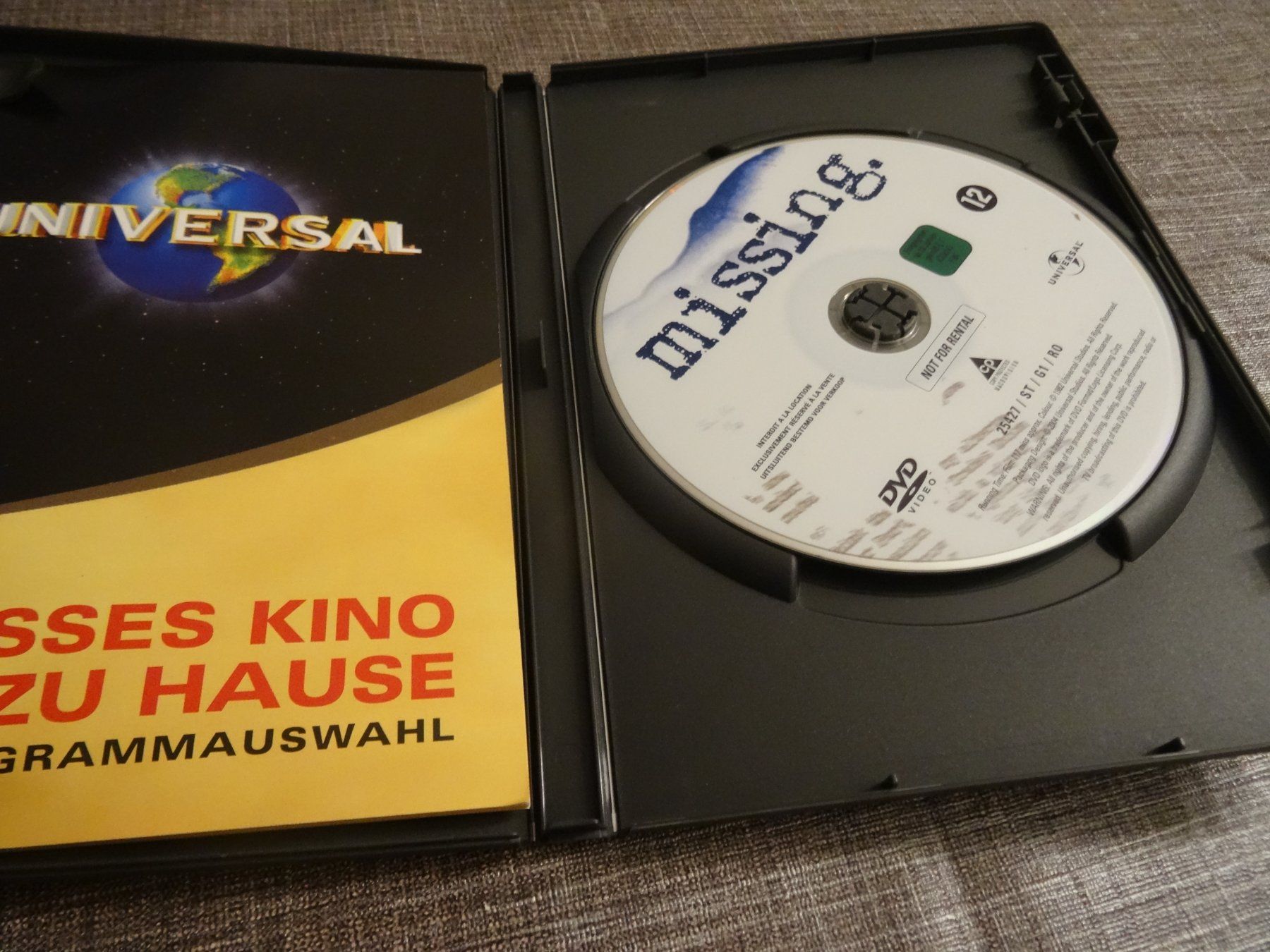 Alle DVDs: DVD Vermisst Jack Lemmon Sissy Spacek – Gebraucht aus Olten von Disc-Verkauf 1