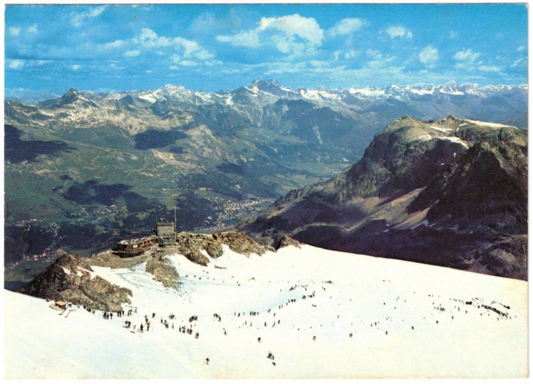 Cartoline postali: Silvaplana - Luftseilbahn Corvatsch Sommerski – Usato da Binningen venduto da Mountainrider