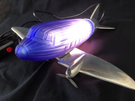 Flugzeug-Lampe DC-3 art deco sarsaparilla 1978 super rar