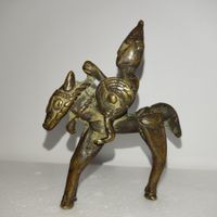 Dogon Reiter Figur, 10 cm Hoch