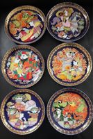 six magnifiques assiettes de collection
