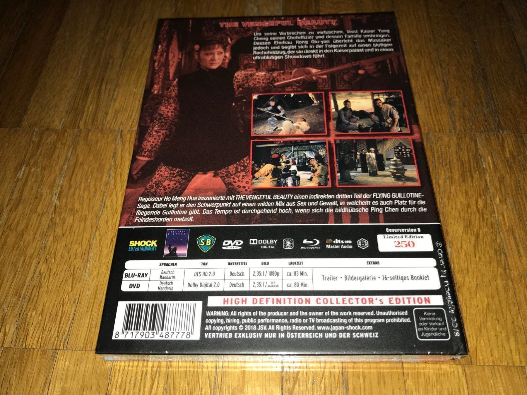Tutti i DVDs: Die Fliegende Guillotine 3 - MEDIABOOK - B - UNCUT – Nuovo e nell'imballaggio originale da Basel venduto da havsok 1