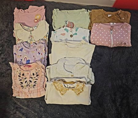 Grosser Kleidersack Mädchen Grösse 68-86 plus Babysachen