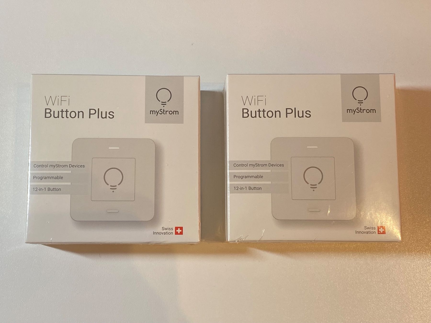 myStrom Interruttori: 2x myStrom WiFi Button Plus Smart Home neu & OVP – Nuovo e nell'imballaggio originale da Allschwil venduto da uh02