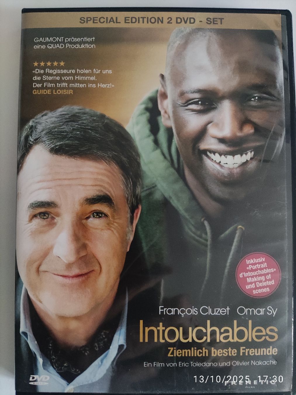 Alle DVDs: Intouchables - Ziemlich Beste Freunde – Gebraucht aus Basel von Alacant