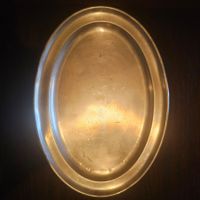 Plateau argenté ancien Mappin & Webb 36×26 cm – Londres & Sh