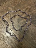 Amethyst Splitter Kette, violetter Edelstein, Top!