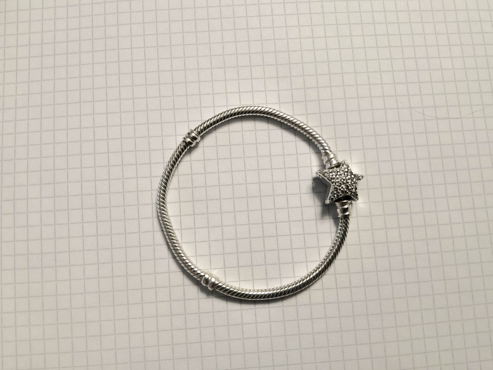 Bracciali & Braccialetti: Damenarmband aus Silber mit Sternverschluss – Usato da Zürich venduto da edu_kvc6