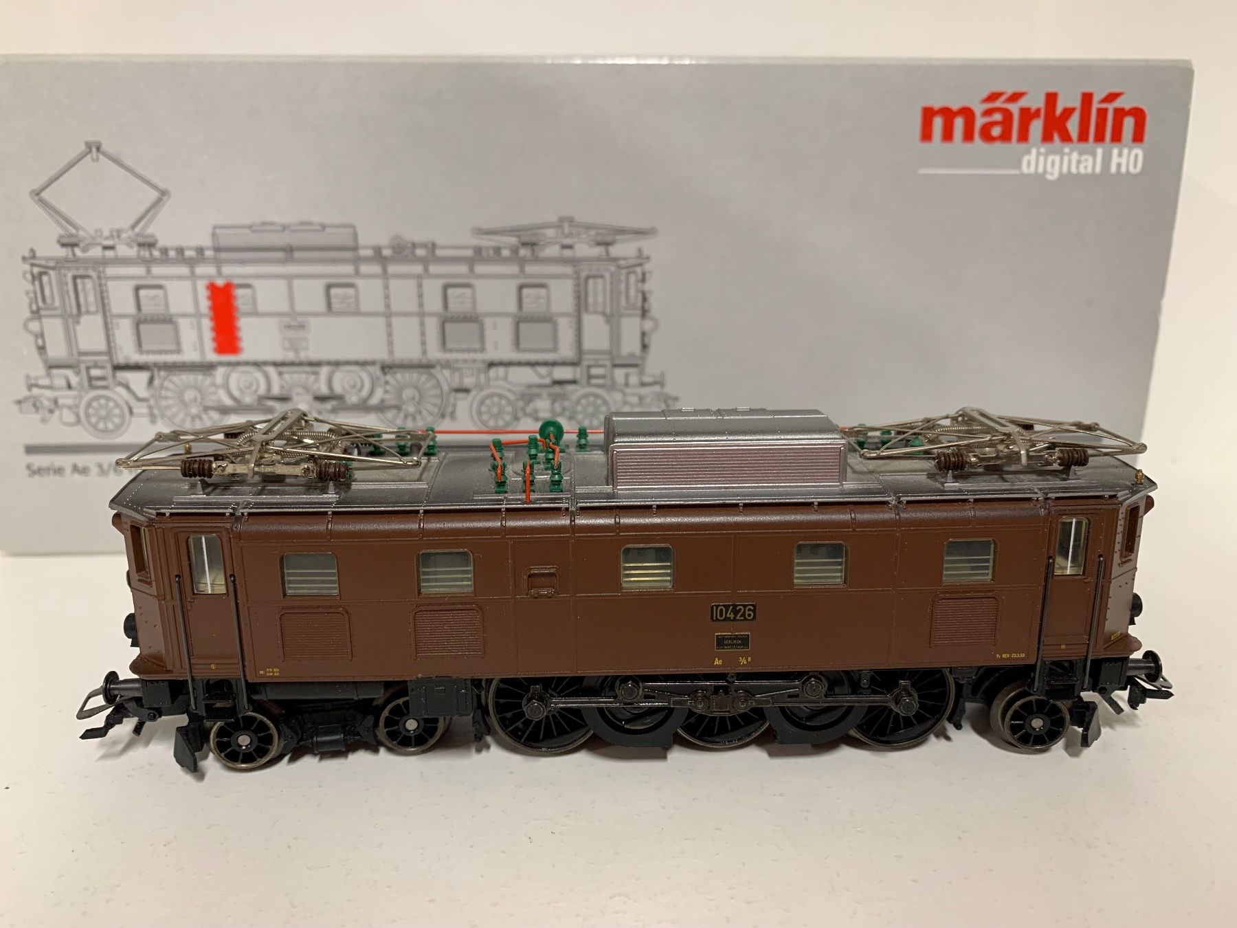 Märklin Modellini di ferrovie: Märklin 37510 Ae 3/6 ll AC Digital – Usato da Geroldswil venduto da TopTrain54 1