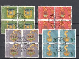 SBK B194 - B197 4er Block mit ET Ospizio Bernina