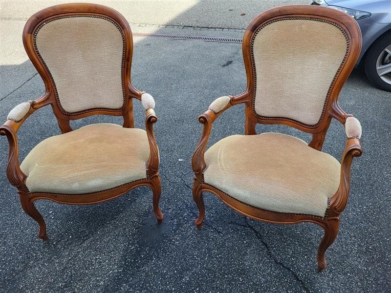 Chaises: Zwei Antike Stühle, Holz – D'occasion à Hettiswil b. Hindelbank par andrea066 2