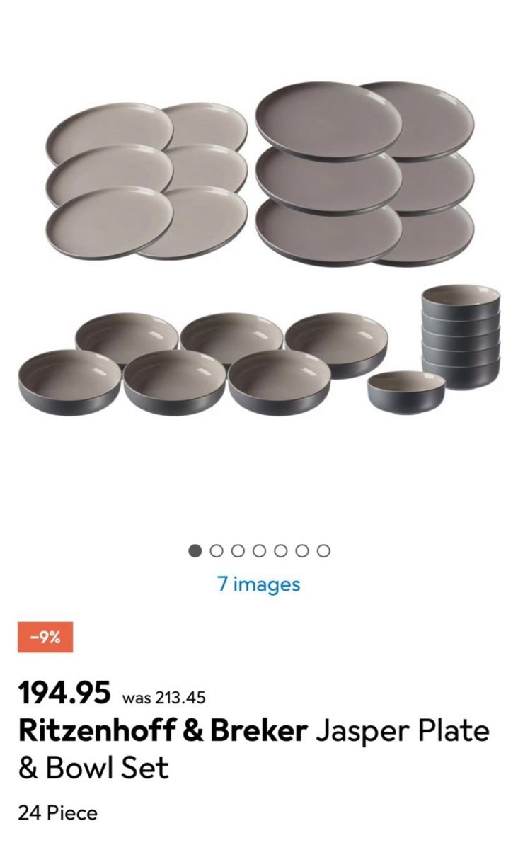 Set di piatti: Ritzenhoff & Breker Jasper Plate & Bowl Set – Nuovo (secondo la descrizione) da Richterswil venduto da Kitchenware13 3