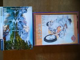 2 Puzzel 1000 Teile und Easy Rider 2 Puzzel