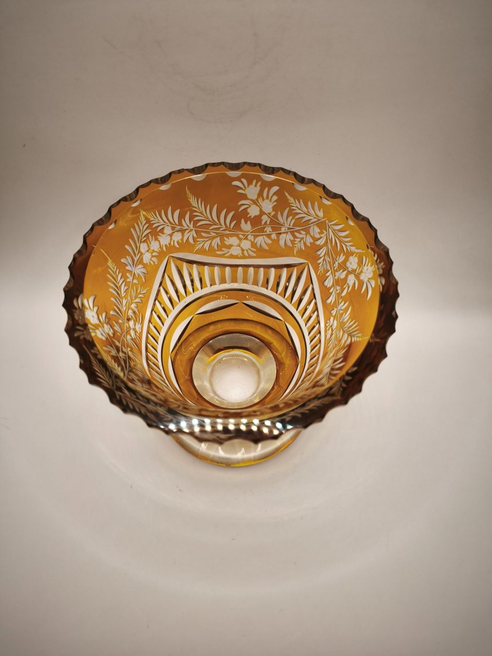 Vasi & Recipienti: Böhmische Kristallglas Kelch-Vase – Nuovo (secondo la descrizione) da Wettingen venduto da DaHa90 3