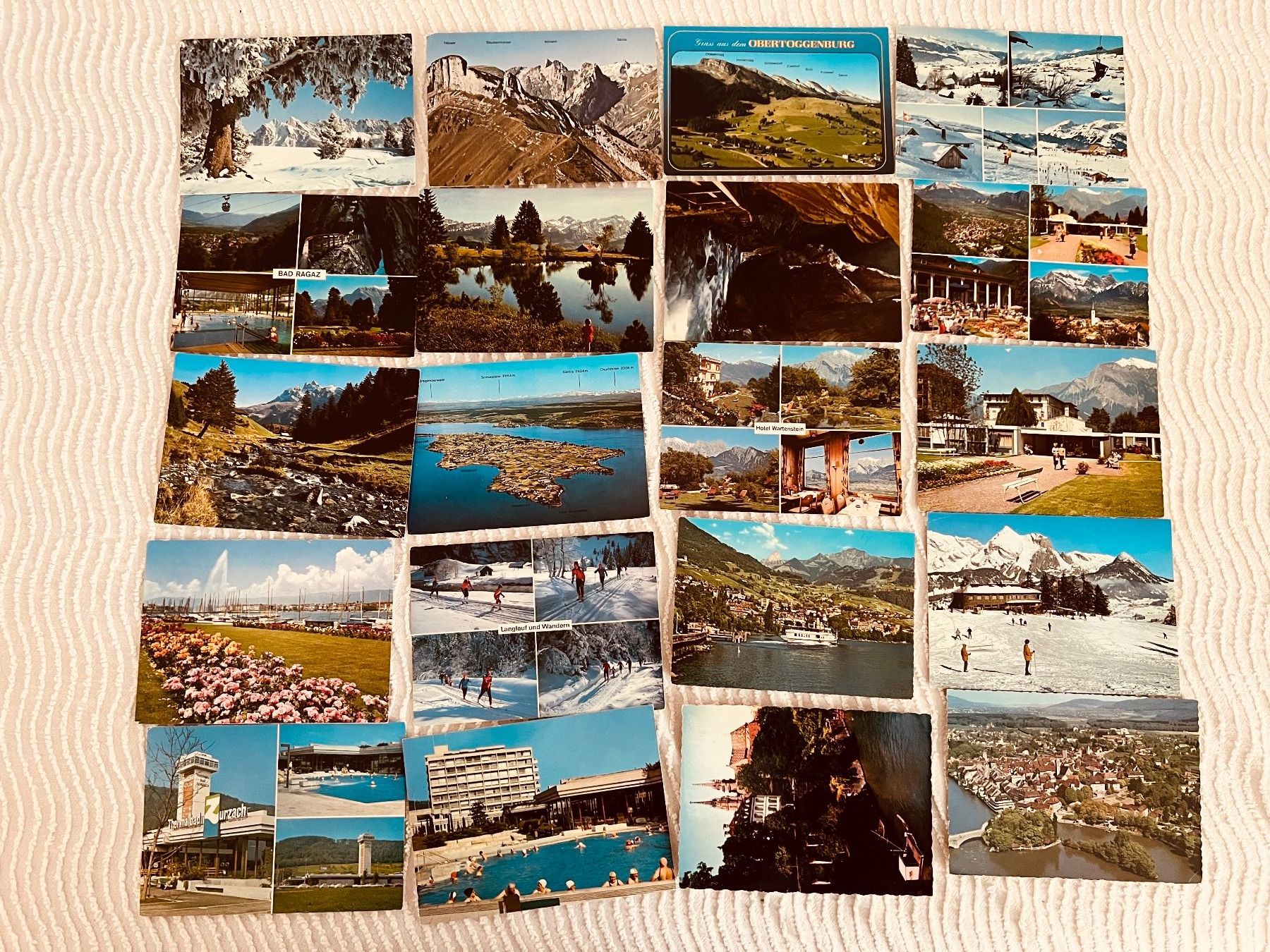 Ansichtskarten: 200 Ansichtskarten Schweiz – Gebraucht aus Hinwil von Sidi4 6
