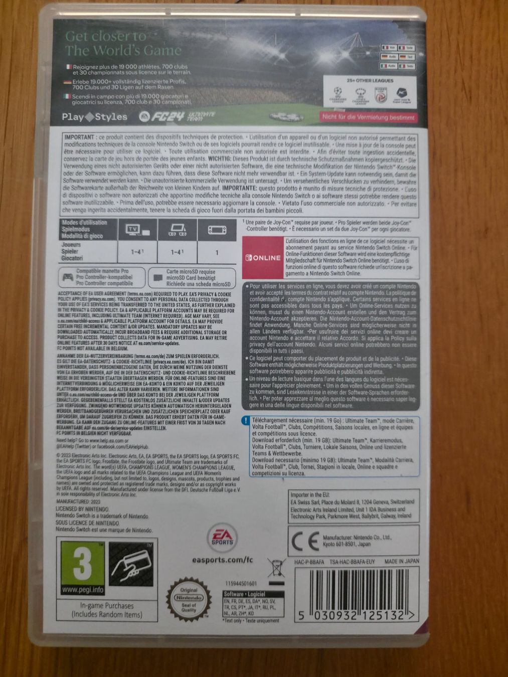 Giochi: Fifa FC 24 - Nintendo Switch – Usato da Zürich venduto da jabo22 1