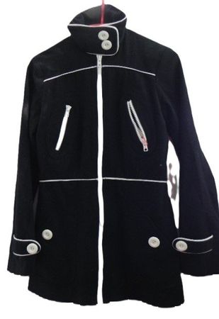 ca. Gr. 38 Übergangsjacke mit Wollanteil cooler Retro Look