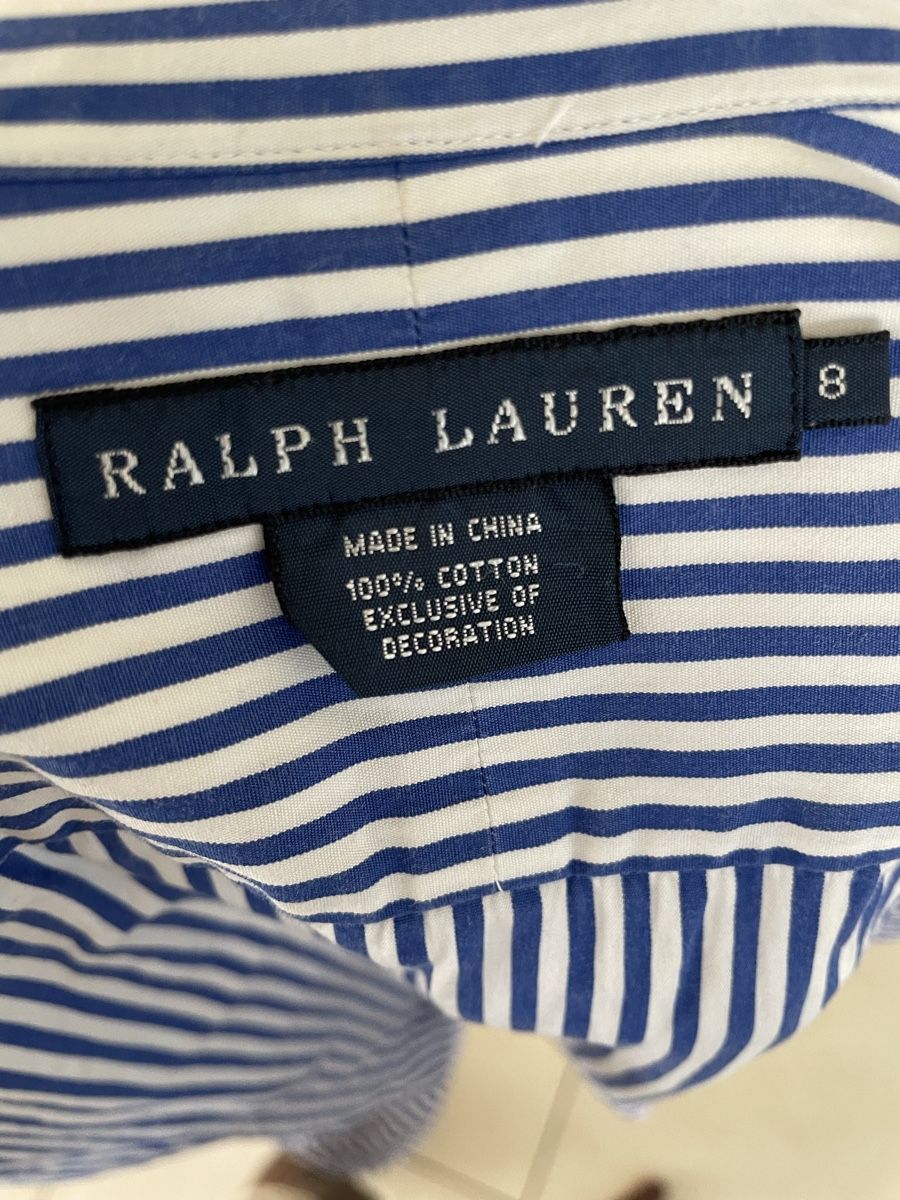 Ralph Lauren Camicette: Ralph Lauren striped shirt size 8 – Usato da Richterswil venduto da Prangins9 3