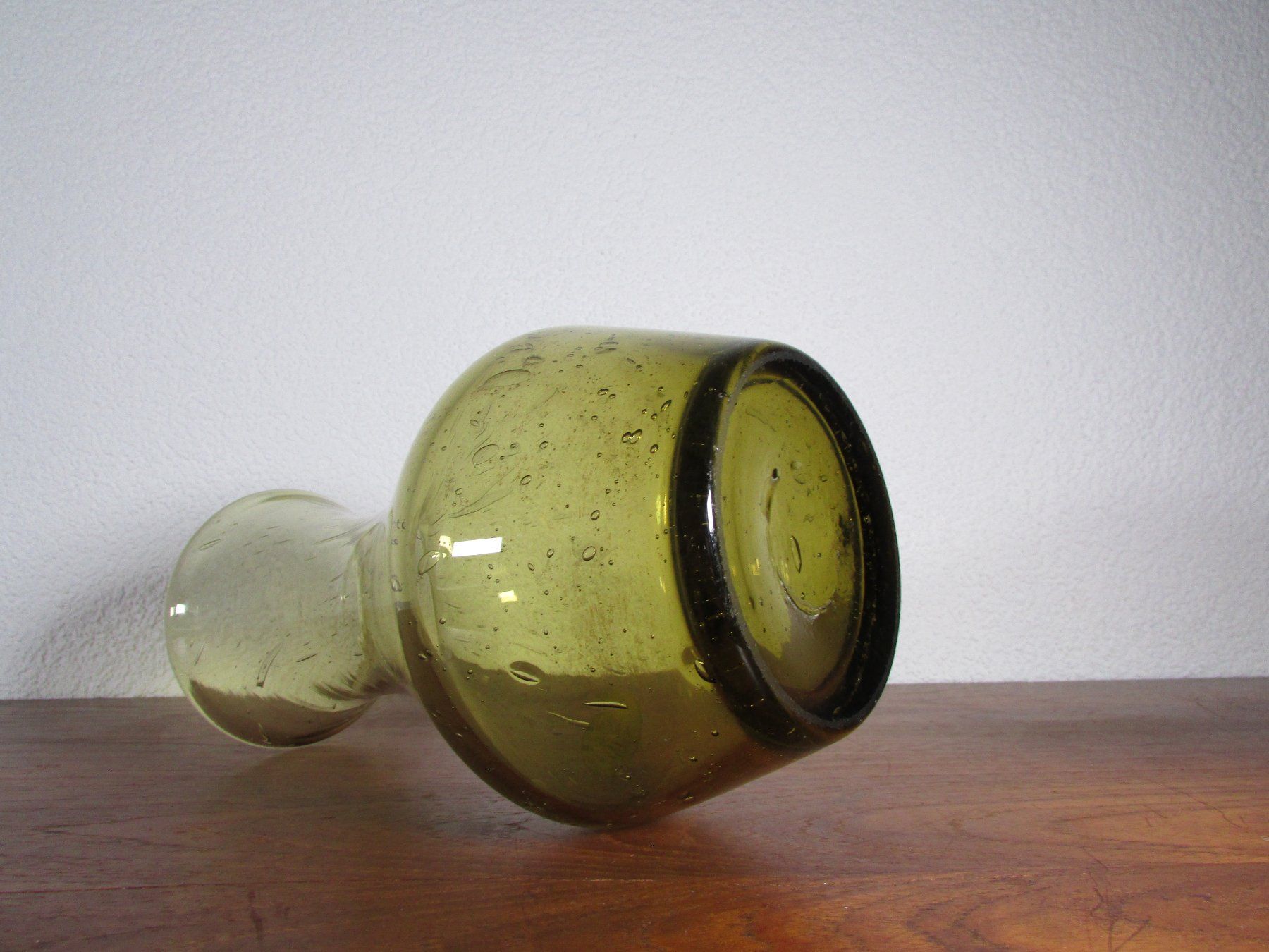 Caraffe: Glasvase La Rochère Soufflé Bouche Bubble Glas Karaffe 60er – Usato da Ostermundigen venduto da Zytrum 7