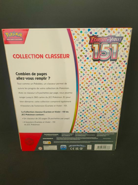 Coffret Classeur Pokemon 151 français Fr EV3.5 album sleeve
