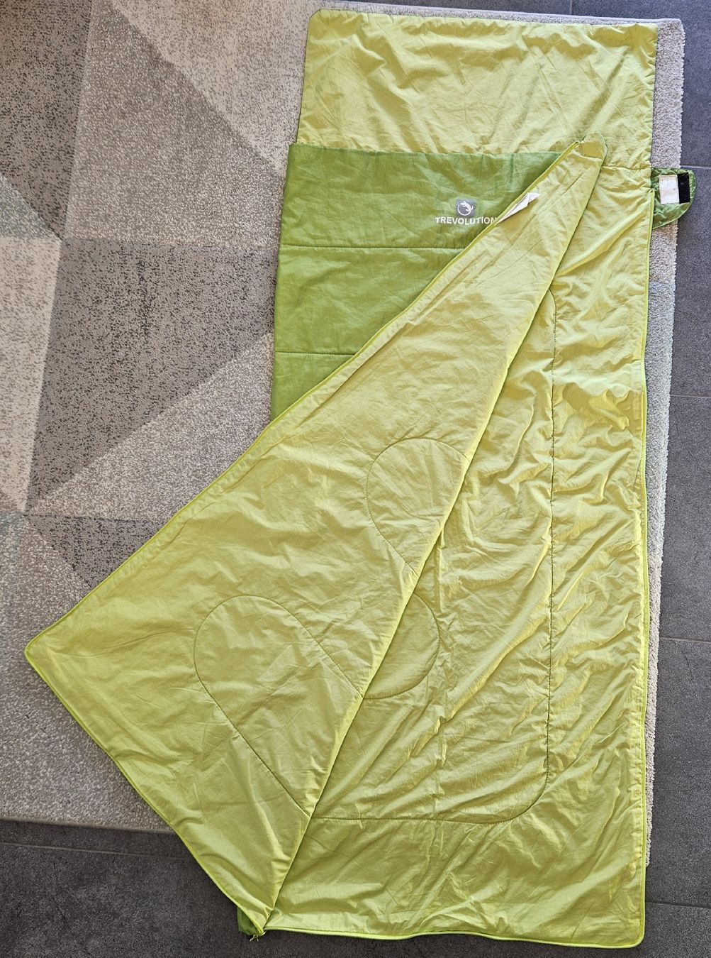 Trevolution Sacchi a pelo: Kinderschlafsack Trevolution, hellgrün – Usato da Biel-Benken BL venduto da Domaen 2
