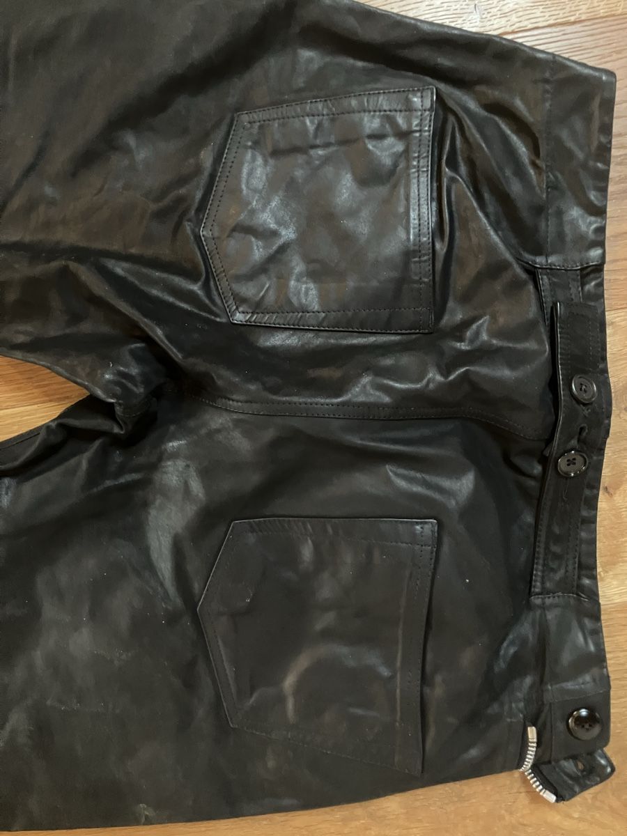 Rick Owens Hosen: Rick Owens Spiral-Lederpants – Gebraucht aus Maracon von hue_6sb7 4