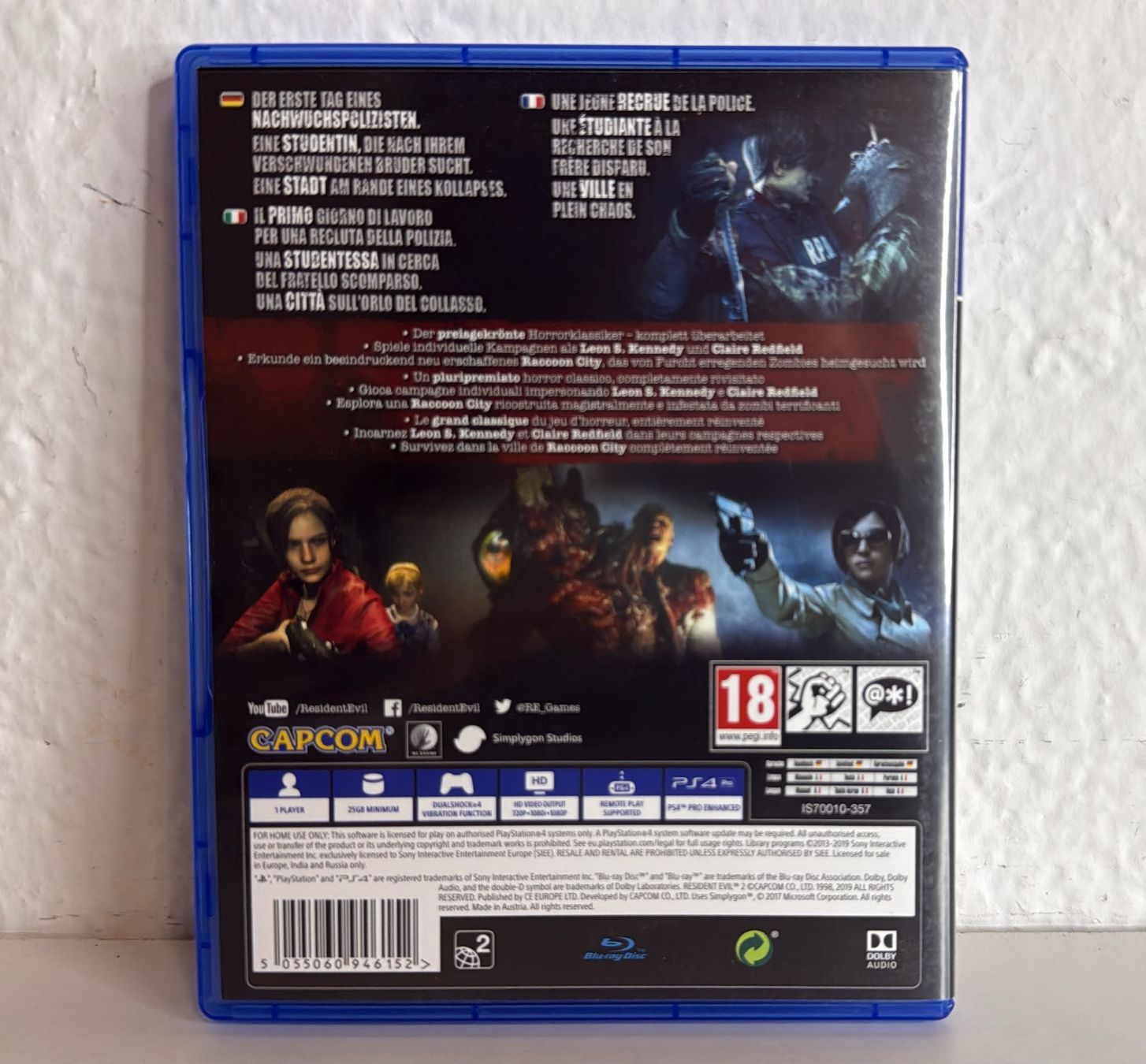 Jeux: Spiel Resident Evil 2 Capcom für PS4  – D'occasion à Ehrendingen par lax21 1
