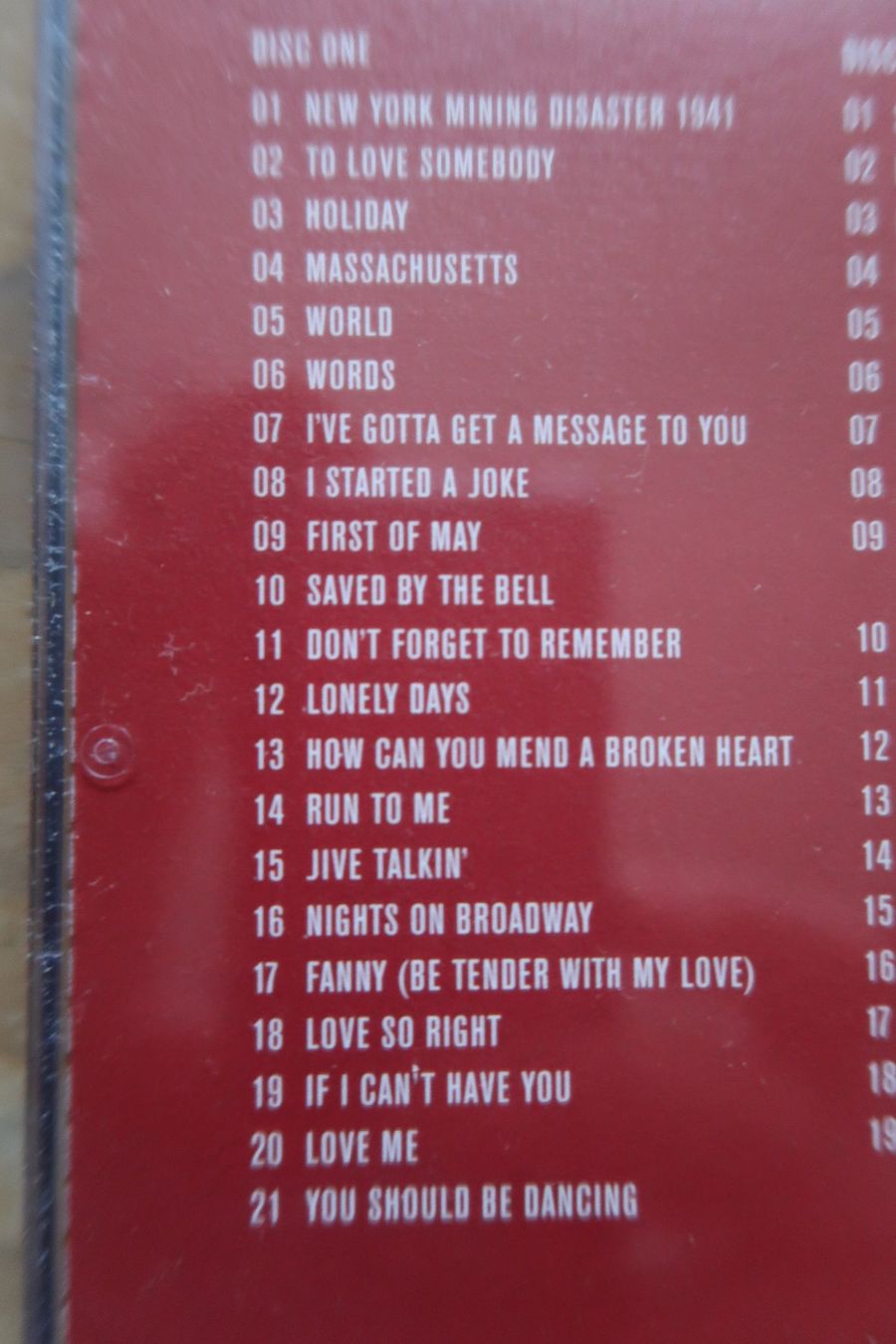 CD: BEE GEES - THEIR GREATEST HITS - THE RECORD - 2x CD – Usato da Basel venduto da Patiscat 2