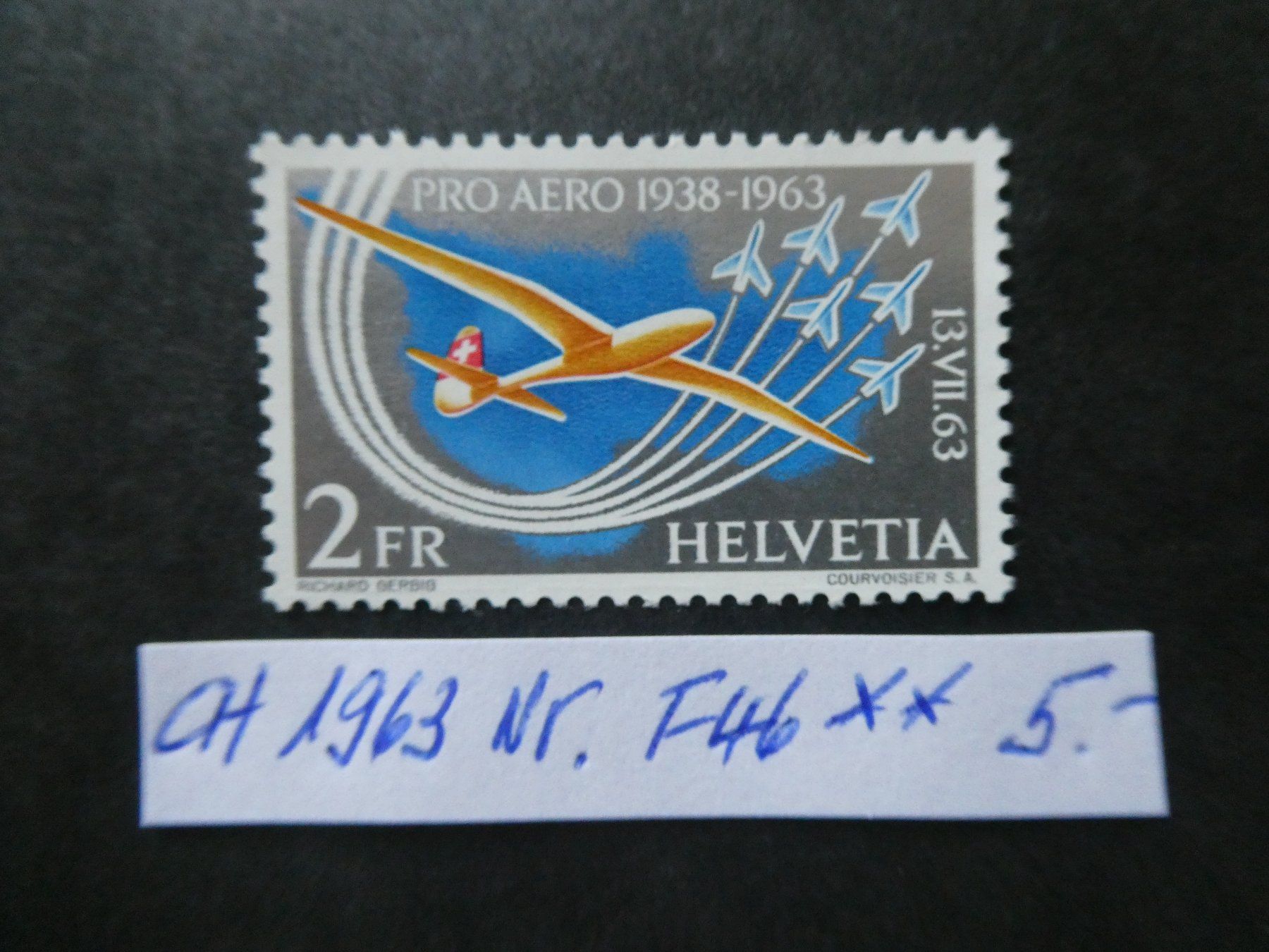 Tutti i francobolli: CH 1963 Nr. F46 postfrisch – Usato da Lausen venduto da Herbamare01