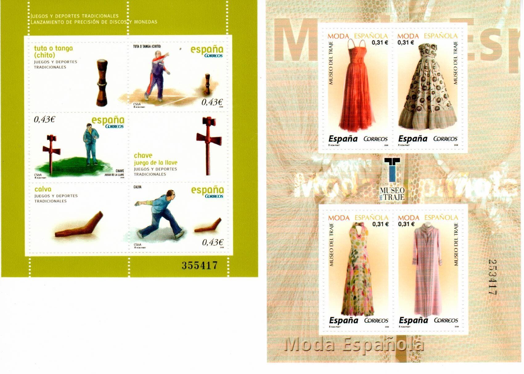 Alle Briefmarken: Spanien 2008 ** – Gebraucht aus Wolhusen von Curver9 3