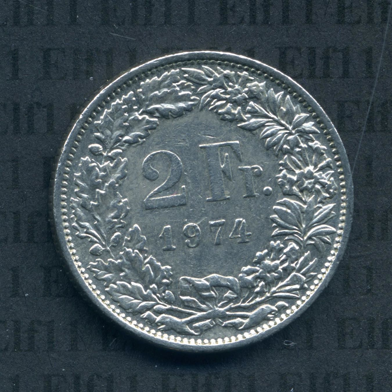 Tutti le monete: CHF___2.00 1974 -vz 2 Franken – Usato da Widnau venduto da Elf11