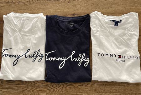 3 original Tommy Hilfiger Damen T-Shirt Gr. M