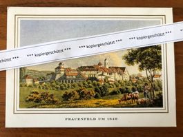 Frauenfeld um 1840, Stempel 1987 AK