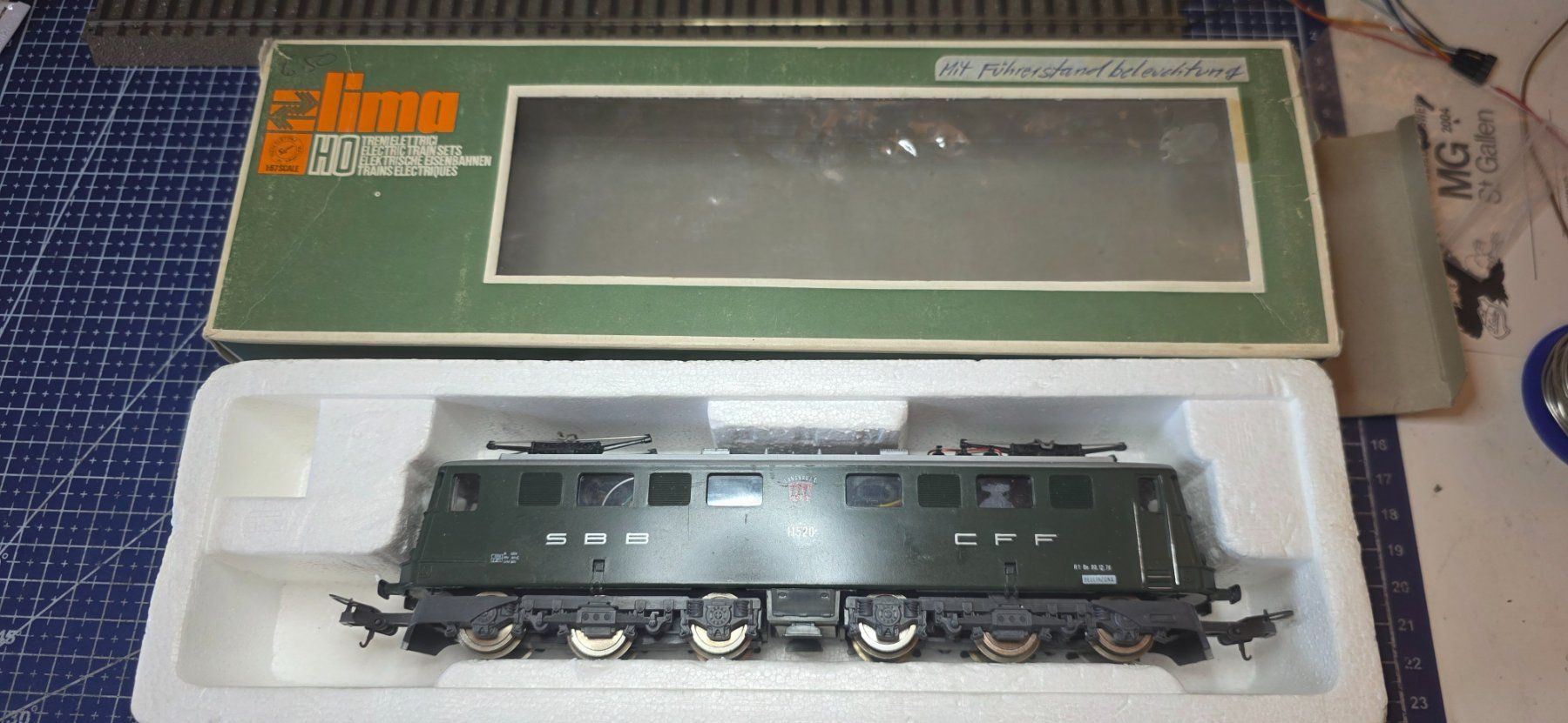 Lima Modellini di ferrovie: Lima analog Ae6/6 11520 HO/DC – Usato da Hochfelden venduto da Danizh0