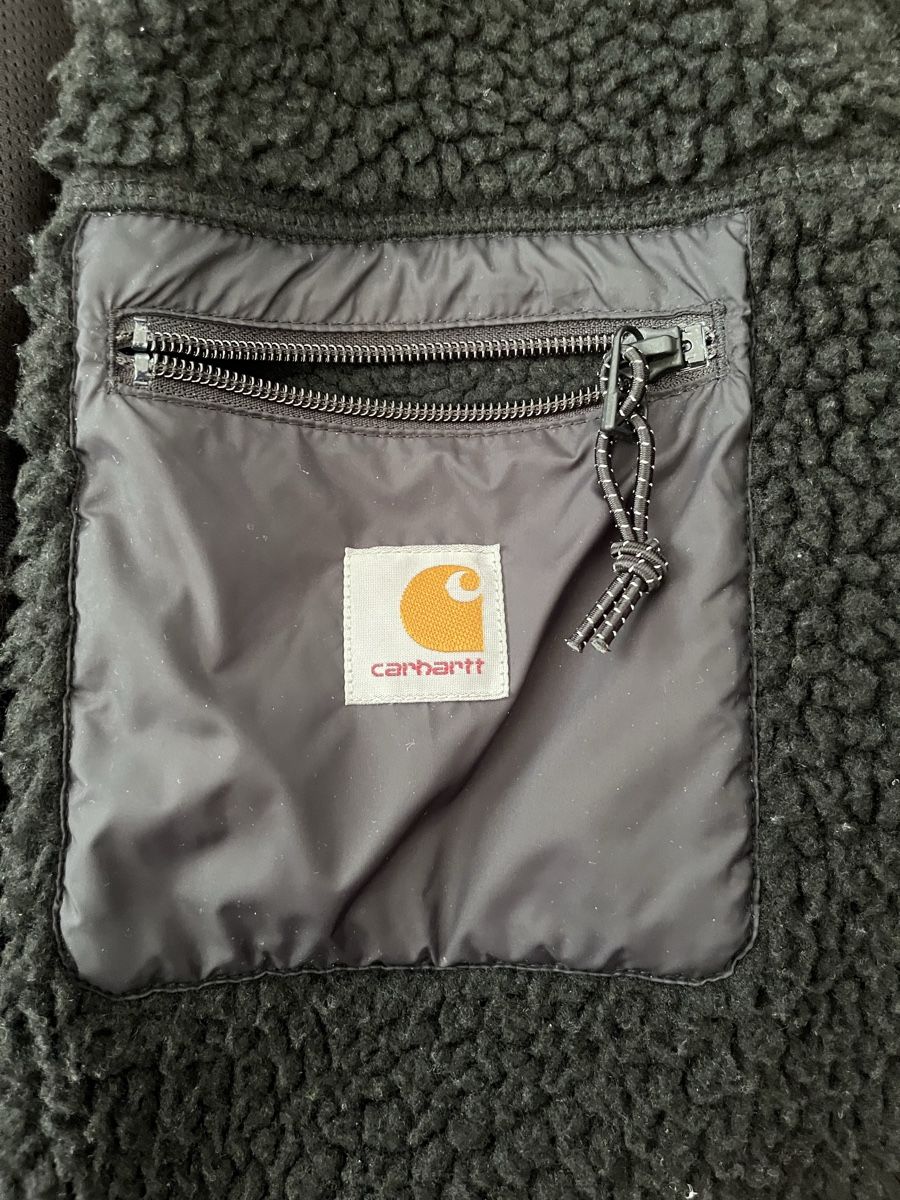 Carhartt Vestes: Carhartt Jacke Fleecepullover Schwarz Grösse L – D'occasion à Bern par fed_cc82 1