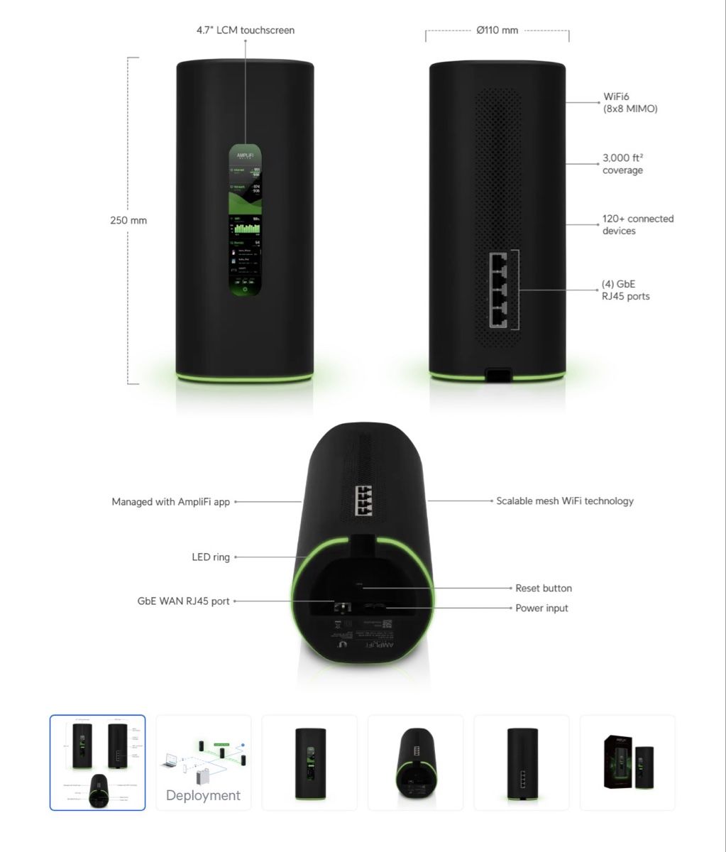 Ubiquiti Modems & Router: Amplifi Alien WiFi 6 Router – Gebraucht aus Nürensdorf von Rooan7 1