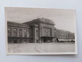 Ansichtskarte Mulhouse La Gare datiert 23.10.1946