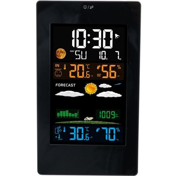 Altro per la casa: Wetterstation mit Farbdisplay, Aussensensor, Wecker, Ladepor – Nuovo e nell'imballaggio originale da Giubiasco venduto da softmail 6